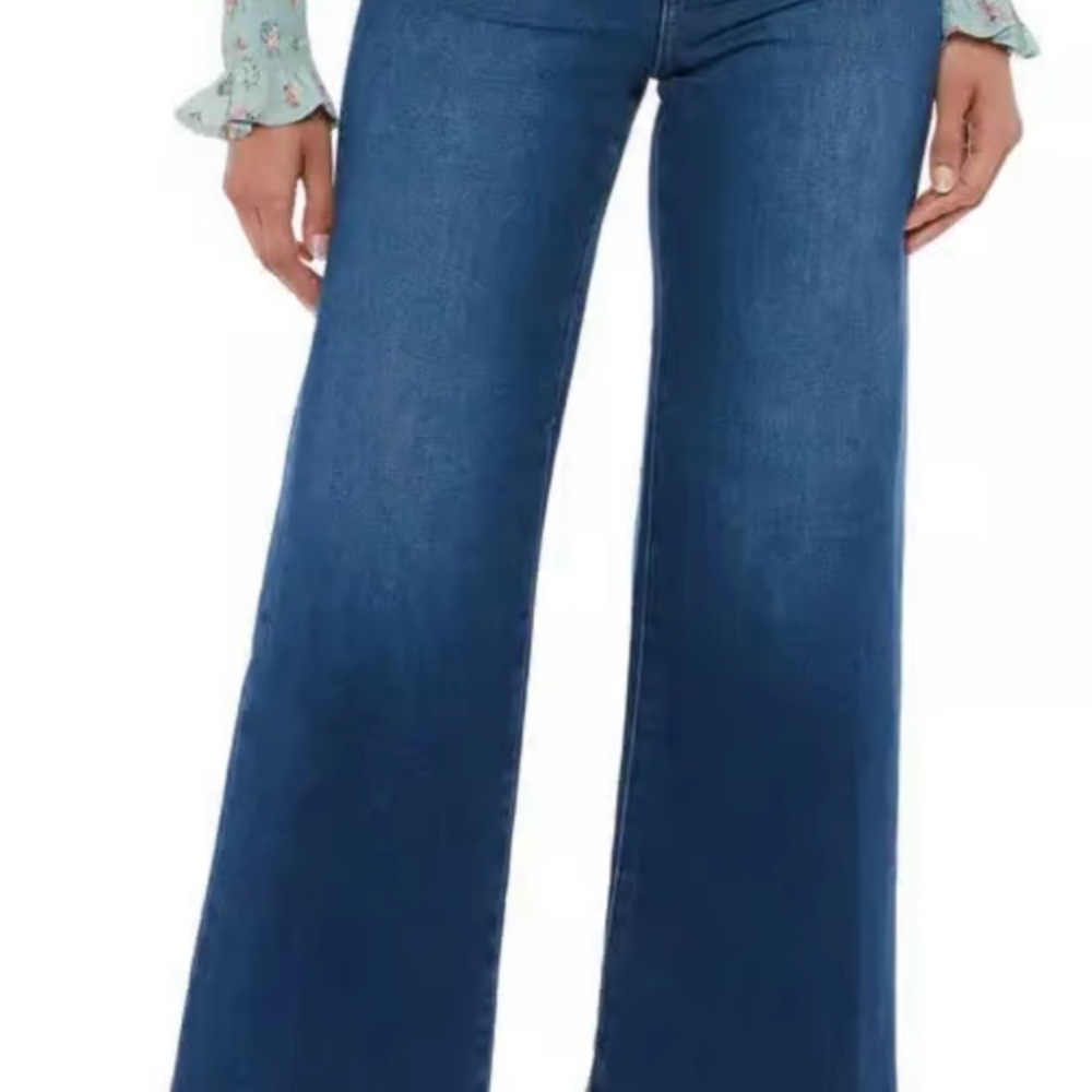 PAIGE Blue Flare & Wide Leg Jeans